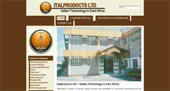 Desktop Screenshot of italproductsltd.com