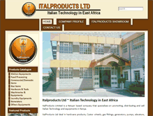 Tablet Screenshot of italproductsltd.com